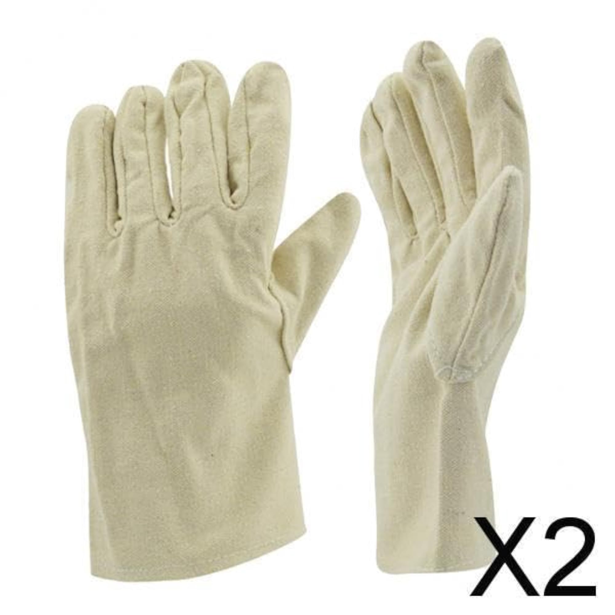 Durable Anti-Slip Canvas Garden Gloves, Safety Grip